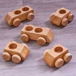 Wooden People & Vehicles Sets