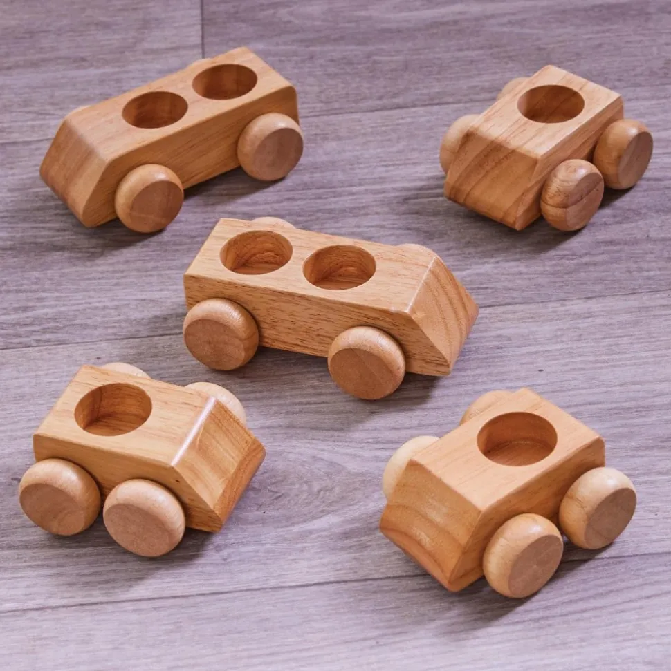 Wooden People & Vehicles Sets