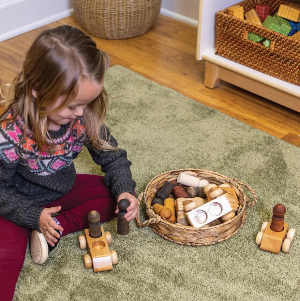 Wooden People & Vehicles Sets