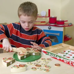 Wooden Pizza Party Set