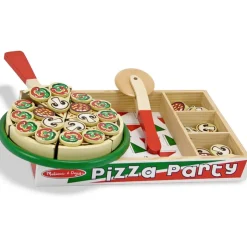 Wooden Pizza Party Set
