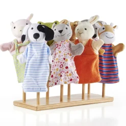 Wooden Puppet Stand