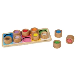 Wooden Rainbow Sensory Board