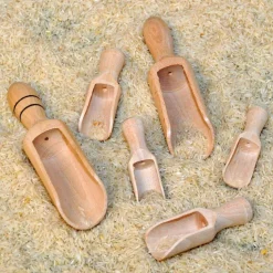 Wooden Scoops Set of 6