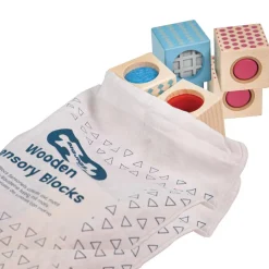 Wooden Sensory Blocks Set of 8