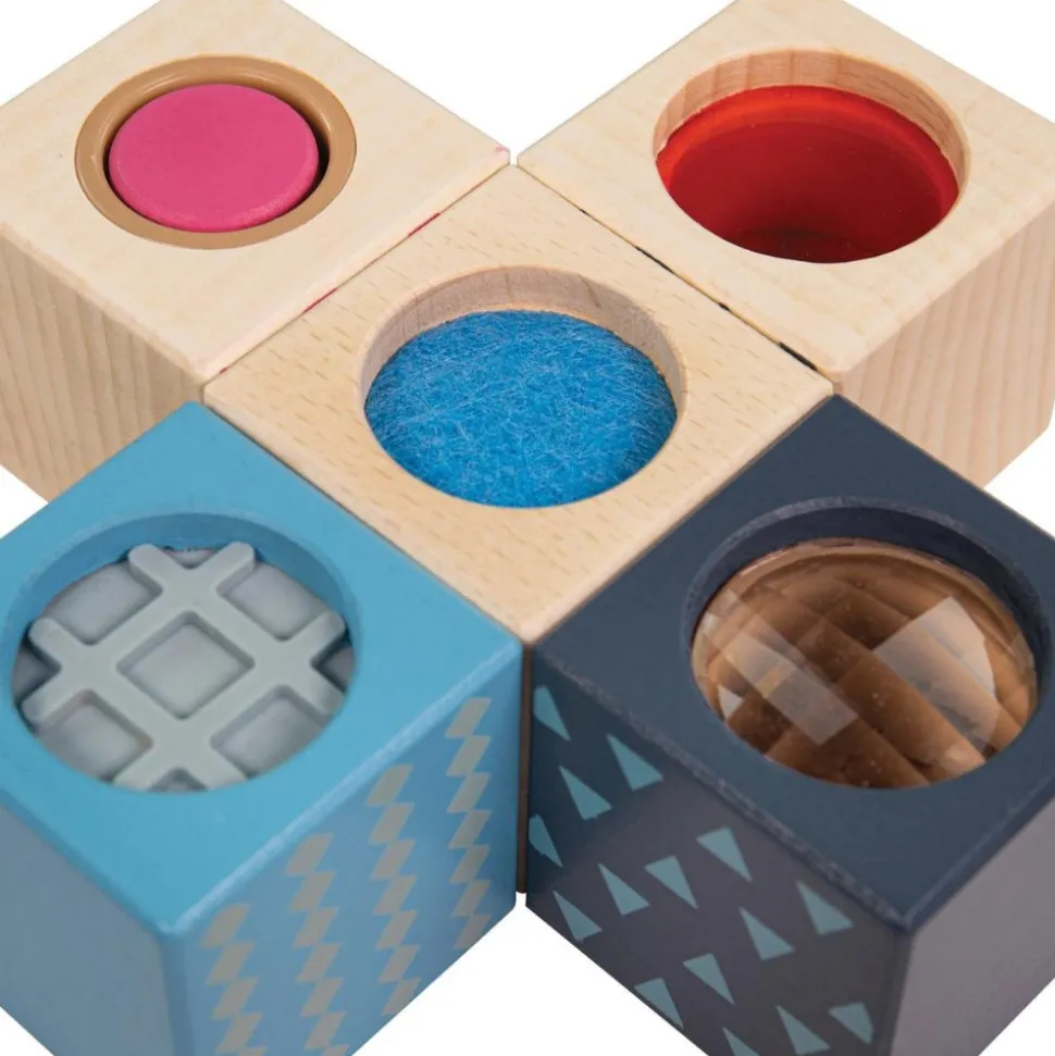 Wooden Sensory Blocks Set of 8