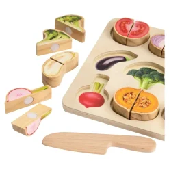 Wooden Slice & Match Puzzles