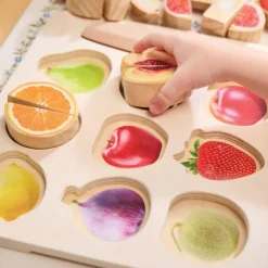 Wooden Slice & Match Puzzles
