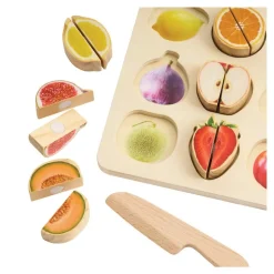 Wooden Slice & Match Puzzles