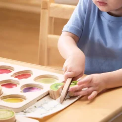 Wooden Slice & Match Puzzles