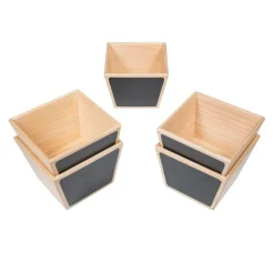 Wooden Sorting Pots Set of 5