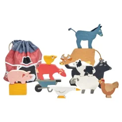 Wooden Stacking Farmyard Animals