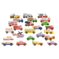 Wooden Transportation Set 24 Pieces