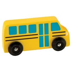 Wooden Vehicles and Traffic Signs 15 Pieces