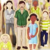 Wooden Wedgie Families 28 Pieces