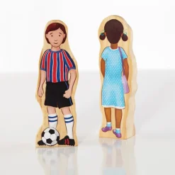 Wooden Wedgie Families 28 Pieces
