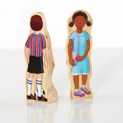 Wooden Wedgie Families 28 Pieces