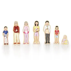 Wooden Wedgie Families 28 Pieces