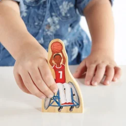 Wooden Wedgie Friends with Special Needs Set of 5