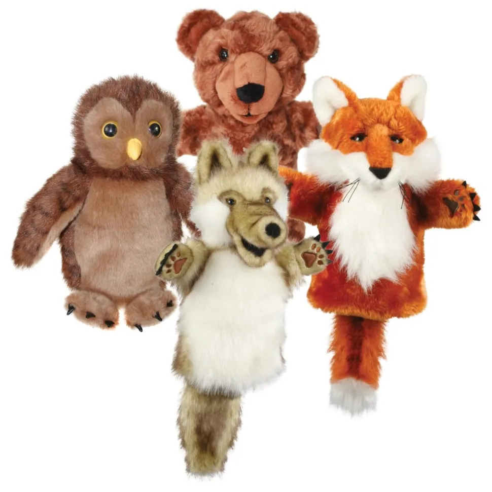 Woodland Creatures Puppets Set of 4