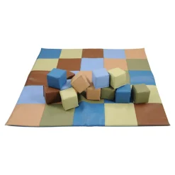 Woodland Patchwork Crawley Mat and Blocks