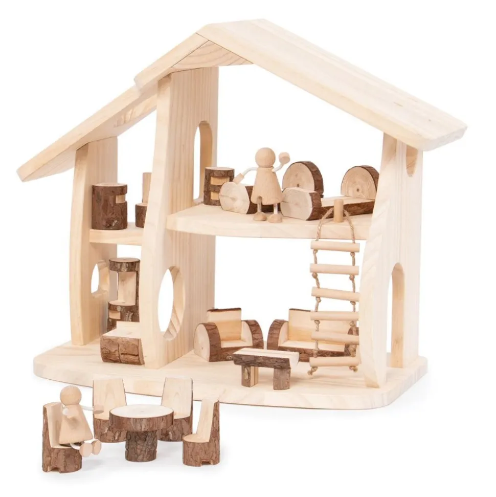 Woodlands Dollhouse with Furniture