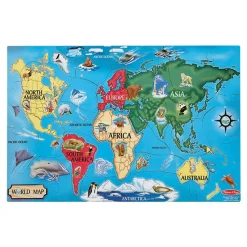 World & US Floor Puzzles