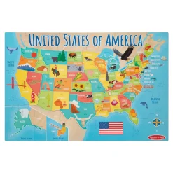 World & US Floor Puzzles