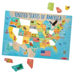 World & US Floor Puzzles