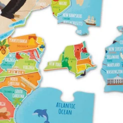 World & US Floor Puzzles