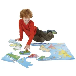 World & US Floor Puzzles