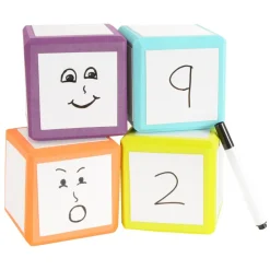 Write-On Wipe-Off Blocks Set of 4