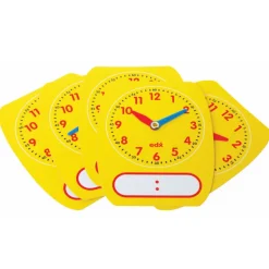 Write-On Wipe-Off Clock Faces