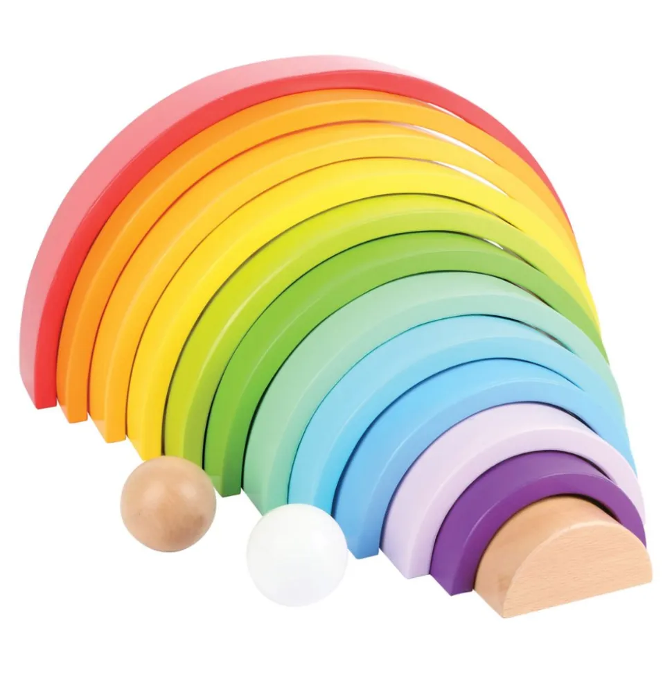 XL Wooden Rainbow with Wooden Balls