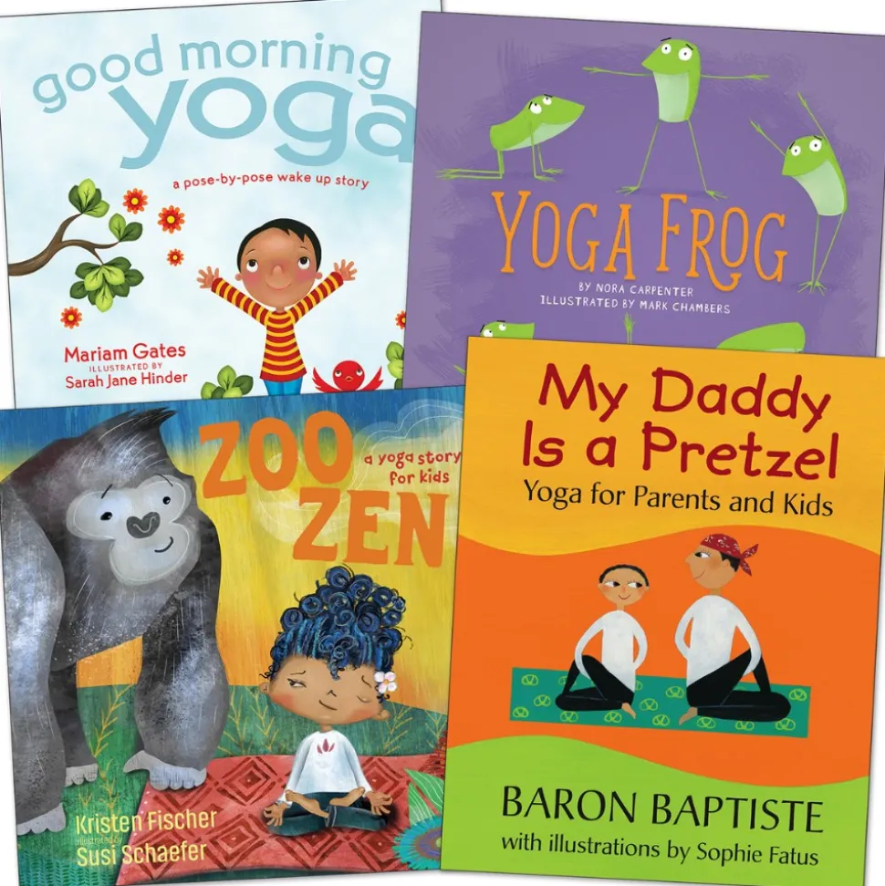 Yoga for Kids Books Set of 4
